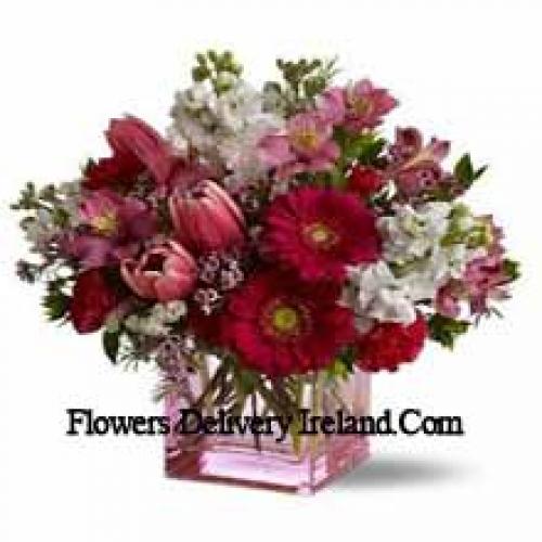 Beautiful Assorted Flowers in Vase