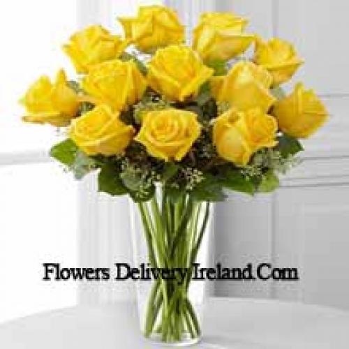 Pretty 11 Yellow Roses